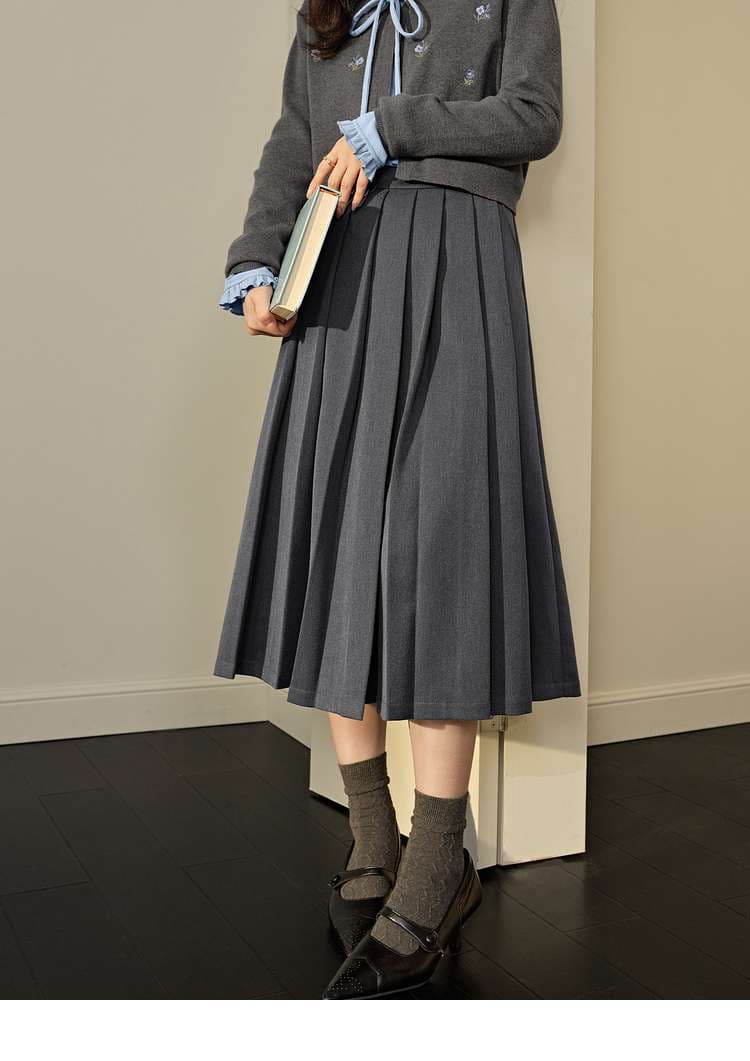 ふんわりプリーツ 秋冬シーズン キュロットスカート