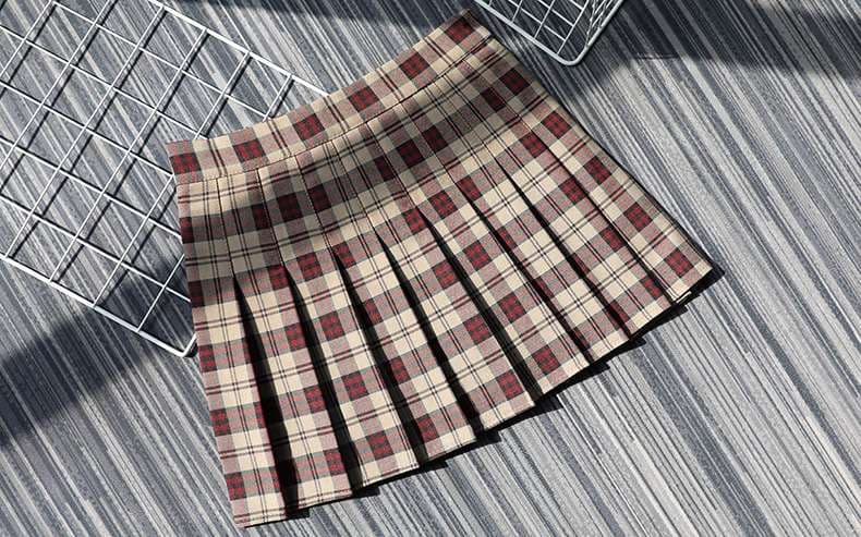 プリーツ キュロットスカート 学生服風
