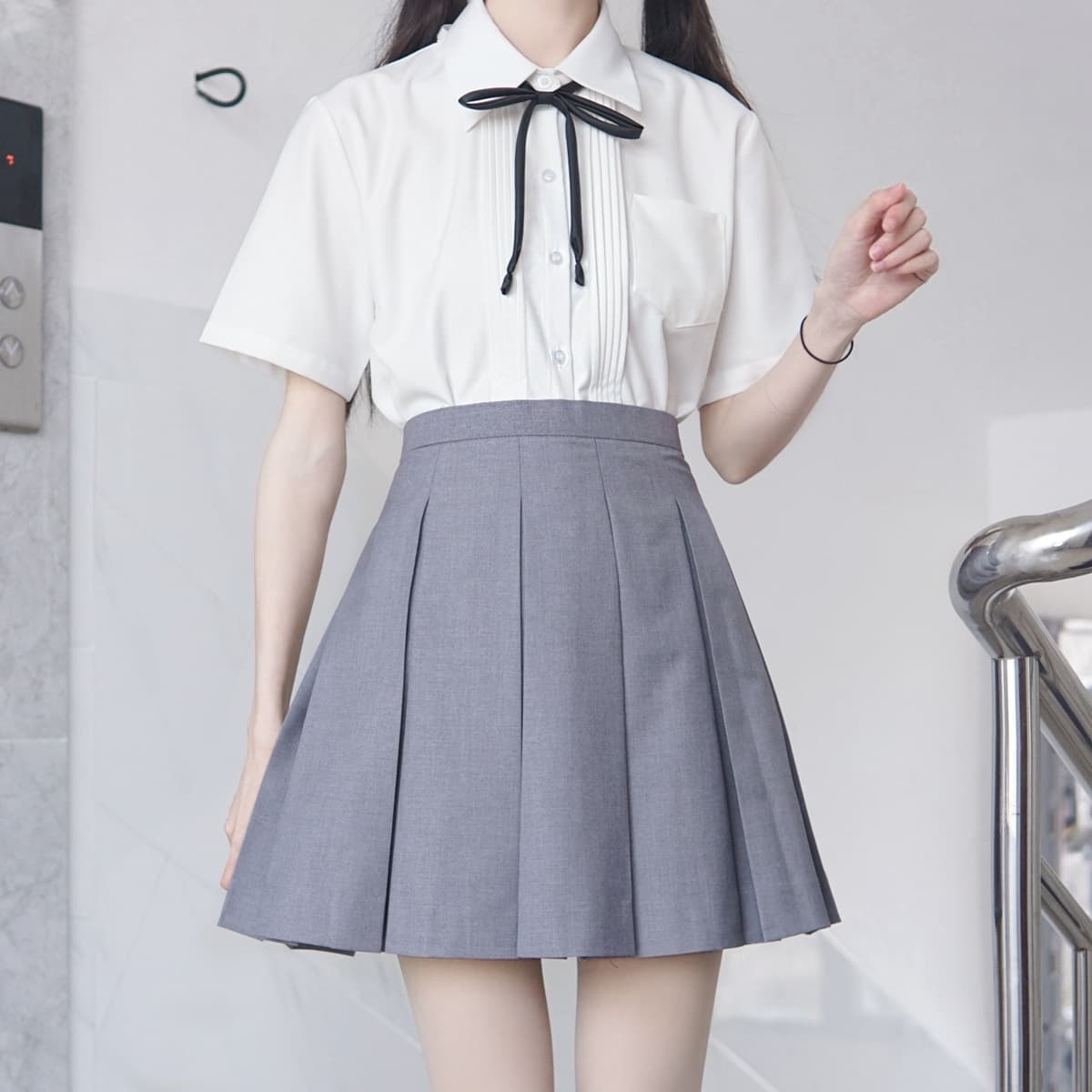 キュロットスカート プリーツキュロット学生服スカート