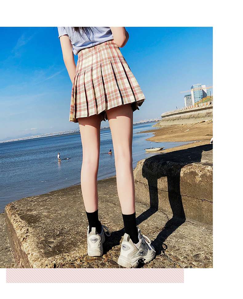 プリーツキュロットスカート 学生服風可愛いフレアデザイン