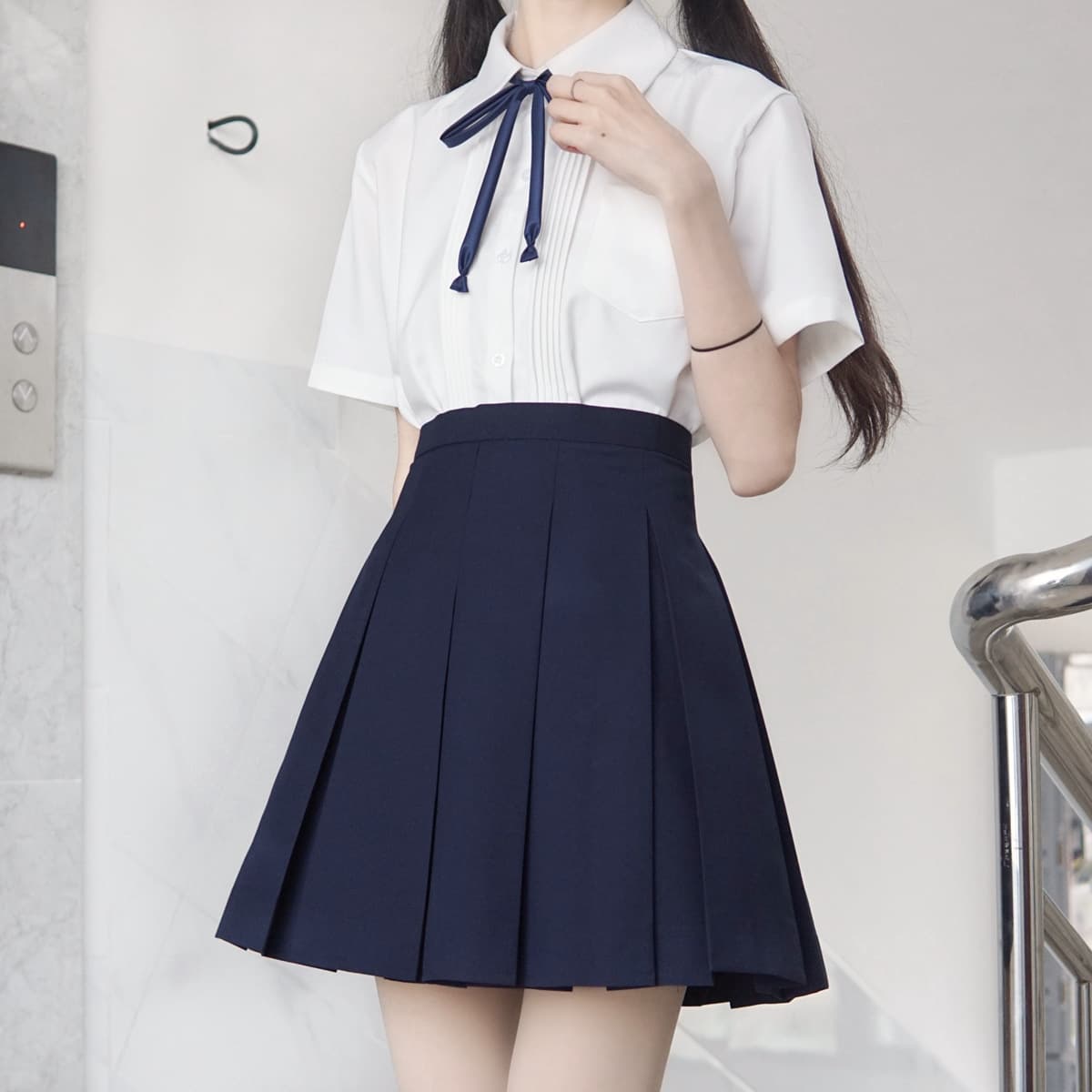 キュロットスカート プリーツキュロット学生服スカート