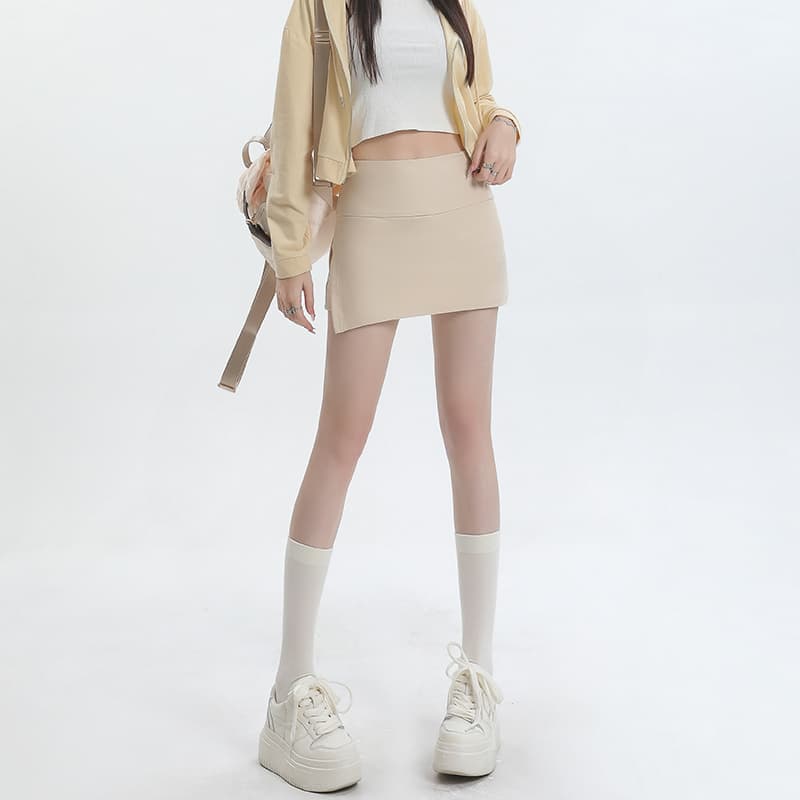 キュロットスカート 春スポーツ ラップスタイル キュロットスカート