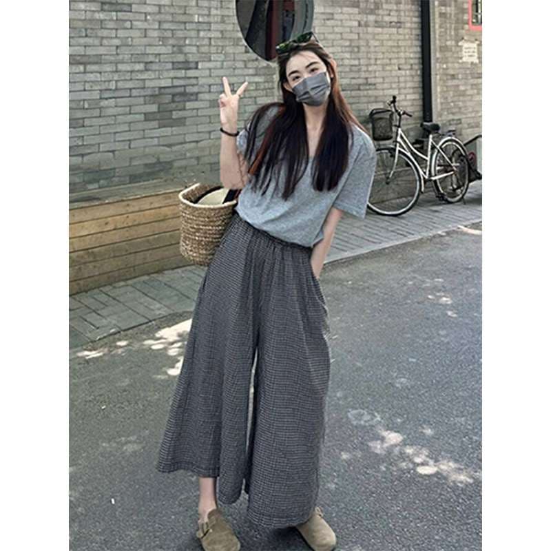 ゆったりシルエット キュロットスカート