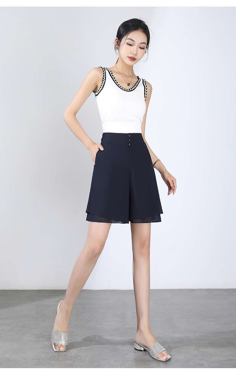 シンプル上品キュロットスカート