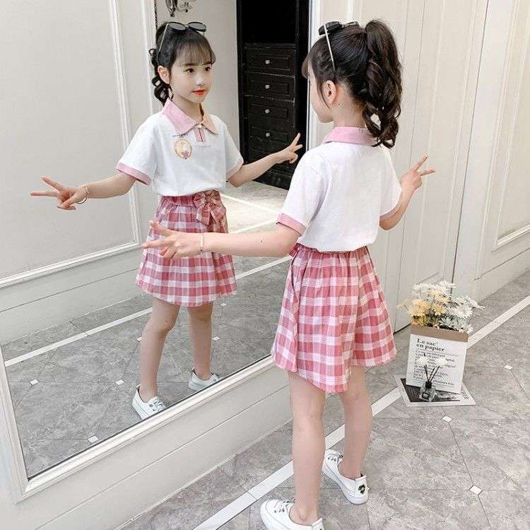 キュロットスカート ガーリーチェックキュロット