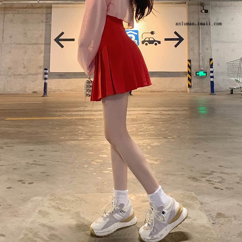 キュロットスカート キュロットプリーツスカート ミニ丈
