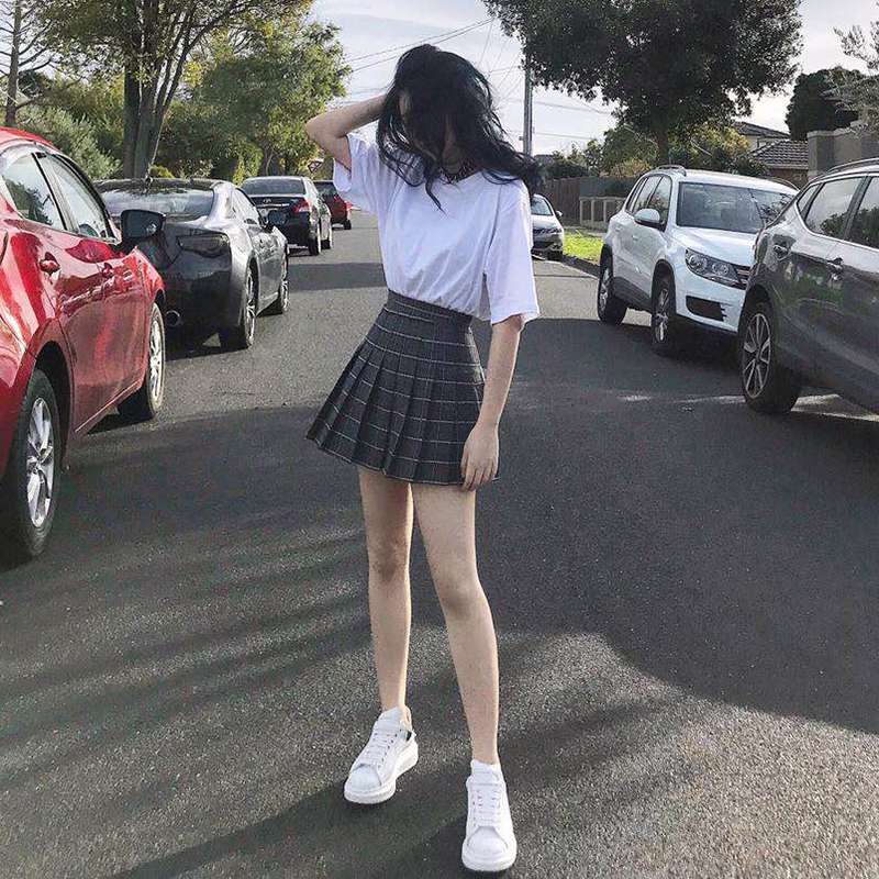 プリーツキュロットスカート 学生服風可愛いフレアデザイン