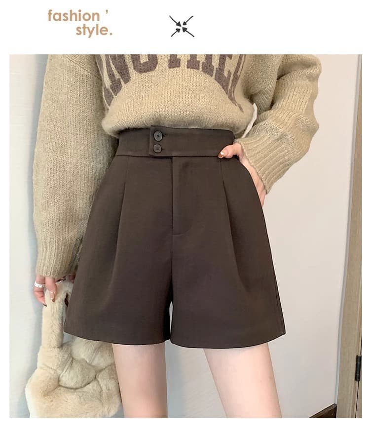おしゃれで安い レトロ調プリーツ キュロットスカート