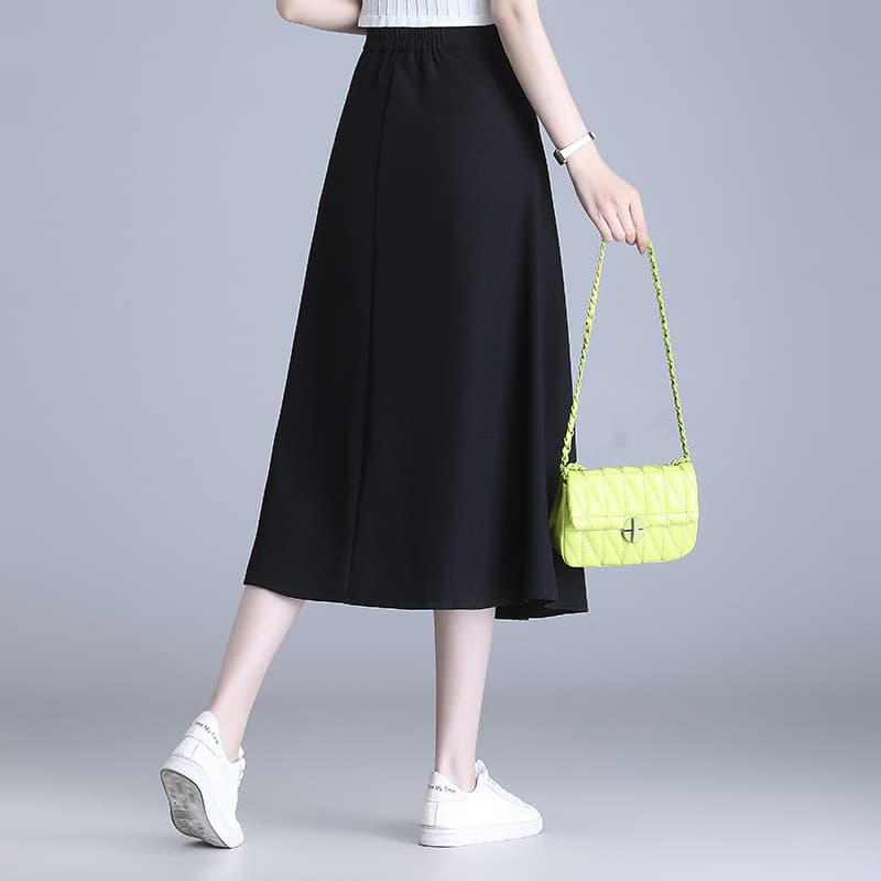 アシンメトリーラップキュロットスカート