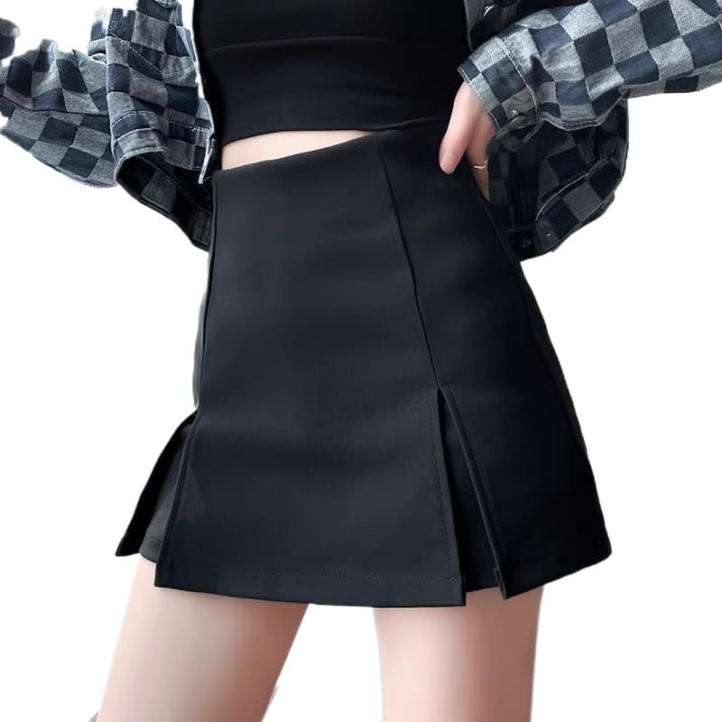 ワイドタック入りキュロットスカート